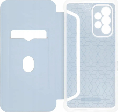 Kapak libri Piano për Samsung Galaxy A14 4G / A14 5G, me magnet, me xhep për karta, blu e çelët