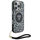 Guaskë telefoni Guess HC IML Leopard Triangle, për iPhone 16 Pro, MagSafe, me rrip, e zezë