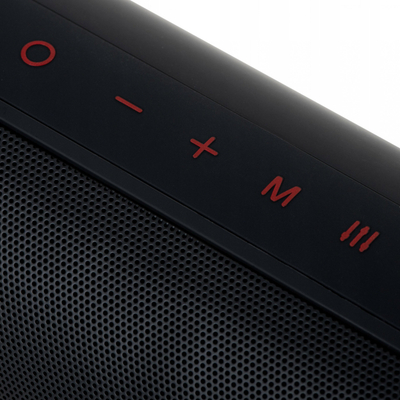 Bokës portative CR 1901, 60W, Bluetooth, rezistente ndaj ujit, e zezë