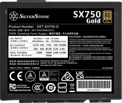 Burim energjie SilverStone SST-SX750-G SST-SX750-G SFX, 750W