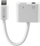 Adapter audio edhe karikim 4smarts SoundSplit, Lightning në 3.5mm, 6.5cm, i bardhë