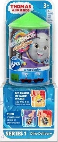 Lodër tren Thomas &amp; Friends Dino Delivery Mystery Pack, seri 1, jeshile