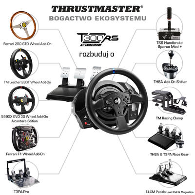 Thrustmaster T300 RS GT Edition Волан за Трки и Сет Педали
