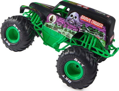 Kamion lodër me telekomandë Monster Jam Grave Digger, shkallë 1:15, 2.4 GHz, i zi jeshil