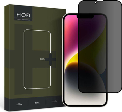 Xham mbrojtës Hofi Anti Spy Glass Pro+ për iPhone 13, 13 Pro edhe 14, me privatësi