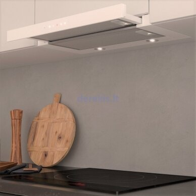 Kapak i integrum kuzhine Vlano SLIDE White, LED, klas energjie A, i bardhë