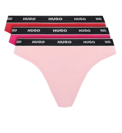 Set mbathje për femra HUGO BOSS, 3 copë, rozë