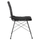 Karrige kopshti Allegra 52×52×83,5 Hcm (HM5453.12), zezë