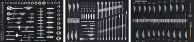 Set me mjete pune Kraftwerk EVA 105.103.002, 154 copë