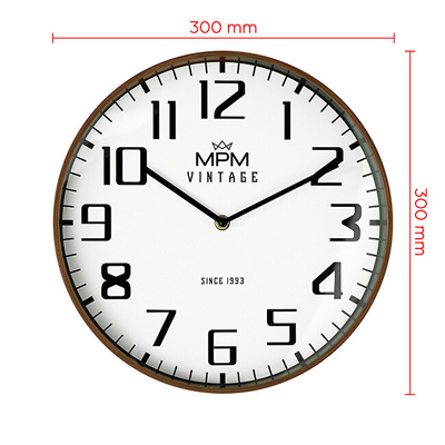 Orë muri MPM Quality Vintage I Since 1993, e kaftë/bardhë