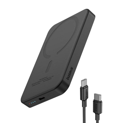 Powerbank Baseus Magnetic Mini, 5000mAh, 20W, i zi