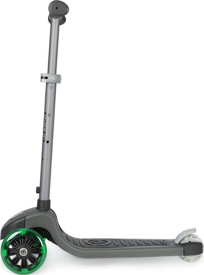 Trotinet Qplay Future Eco, me drita LED, 3 rrota, jeshil