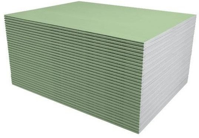 Pllakë gipsi rezistente ndaj lagështisë Knauf MINI GKBI, 12.5mm, 90x130cm, jeshile