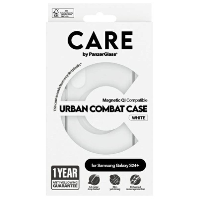 Kapak telefoni PanzerGlass CARE Urban Combat, me magnet, për Samsung Galaxy S24+, transparent