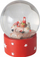 Dekоративна снежна топка Boltze Home Carrie, 10.1 cm, со џуџиња, повеќебојна