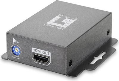 Marrës HDMI LevelOne HDSpider, Over Cat.5, long range, i zi