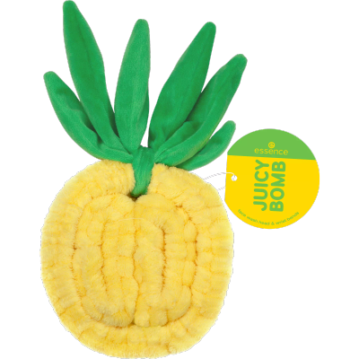Set shirit për kokë dhe duar Essence Juicy Bomb Party, 01 Pineapple Party, 3 copë