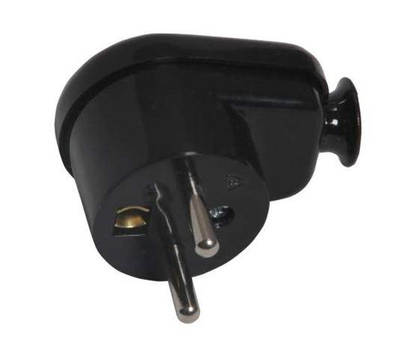 Spinë me kënd Opal WT-16 2P+Z, 16A, e zezë