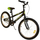 Biçikletë për kalamaj Enero Young Rider 20", çelik, fren V-Brake, e zezë me jeshile