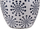 Vazo zbukuruese MILETOS Flower, stoneware, 19 cm, e bardhë