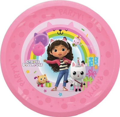 Pjatë plastike Gabby’s Dollhouse, 21 cm, shumëngjyrëshe