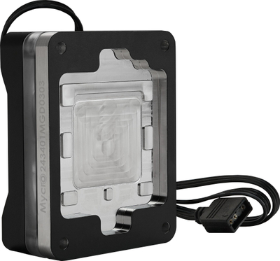 Блок за вода CPU Thermal Grizzly Mycro Direct Die Pro V1, AMD AM5, DRGB, сребрен