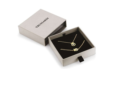 Set qafore dhe byzylyk TRUSSARDI T-Logo TJAXC66, i artë