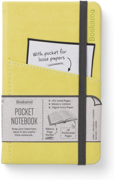 Bookaroo Pocket Notebook (a6) Journal Lime