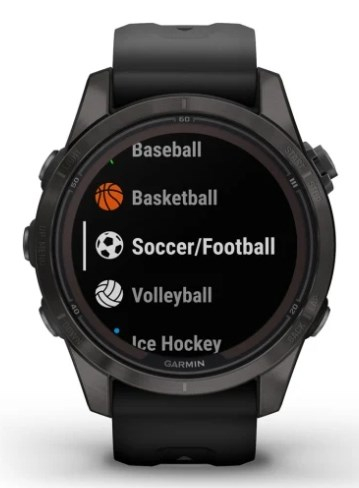 Ora smartwatch Garmin Fenix 7S Pro Sapphire Solar, 42mm, GPS, e zezë