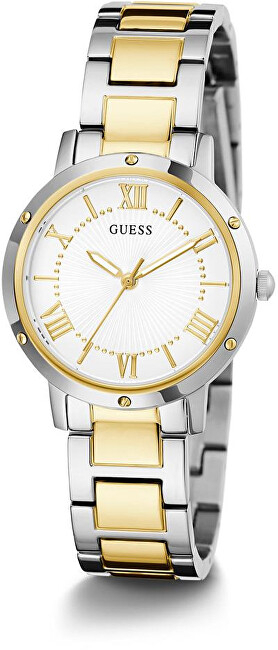 Orë dore për femra Guess Dawn GW0404L2, e argjendtë/artë
