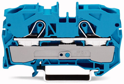 Bllok kalues Wago 2010-1204, 2 përçuesh, 36.9x67.8mm, blu
