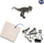 Set loje SES Creative Dinosaur and Skeleton Dig T-rex, 2 në 1, për gërmim, shumëngjyrësh