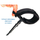 Litar sigurie për SUP Enero Universal, spiral 250cm, i zi