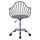 Karrige zyre Becky gri 57×57×96 cm (HM8457.10), gri