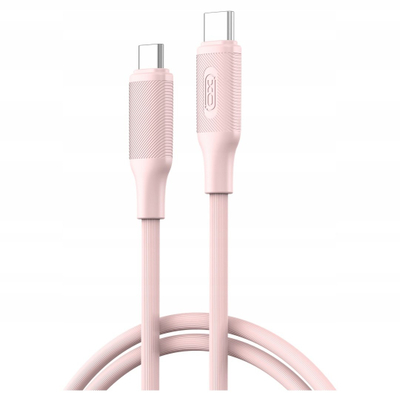 Kabllo USB C XO NB-Q265B, PD 60W, 1m, rozë
