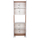 Mobilie kuzhine Rad 55,5x32x165Hcm (HM18196.04), bardhë