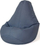 Puf Go Gift sako, material Oxford, i papërshkueshëm nga uji, gri
