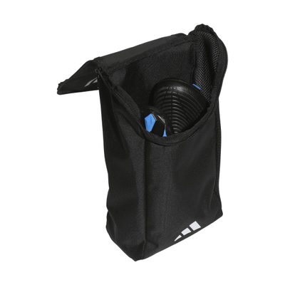 Çantë për këpucë Adidas Tiro League HS9767, poliester i ricikluar, me ventilim, e zezë