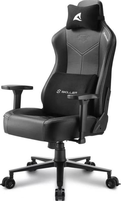 Karrige gaming Sharkoon SKILLER SGS30, lëkurë sintetike, me jastëkë memory foam, e zezë