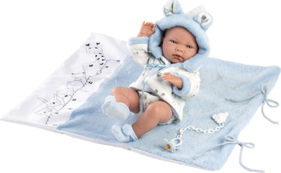 Bebe lodër Llorens Nico, 40cm, trup vinili, për banjo