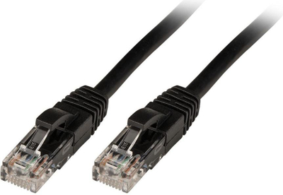 Kabllo Lindy Patchcord Cat6, 2m, e zezë