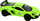 Makina lodër sportive metalike Car, 1:32, me fërkim, jeshile