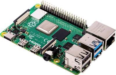 Mikrokompjuter Adafruit Raspberry Pi 4 Model B, 1GB RAM, 32GB, jeshil