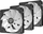 Ventilatorë PC Natec Genesis Oxal 120, set 3 copë, ARGB, 120 mm, të zinj
