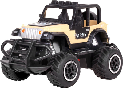 Makinë lodër me telekomandë Rebel Army Car, shkalla 1:43, rreze 10 m, jeshile ushtarake