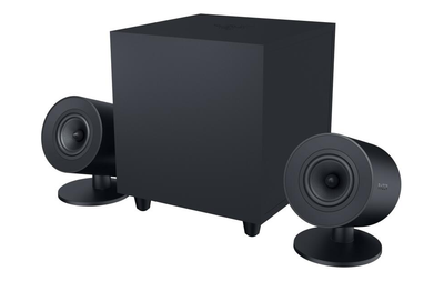 Altoparlantë kompjuteri Razer Nommo V2, 2.1, THX Spatial Audio, me RGB, të zinj