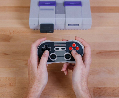 Adapter Bluetooth 8Bitdo Retro Receiver, për PS1 PS2 Windows, kompatibël me Xbox edhe PS5 PS4