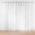 Perde transparente White Sheer White, 400x240 cm, poliester, e bardhë