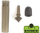 Set për peshkim Fox Edges Tungsten Chod Rig (CAC488), 6 rruaza, khaki