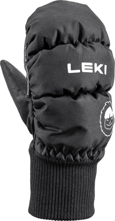 Doreza skijimi Leki Little Eskimo Mitt Short 2.0, për fëmijë, të zeza